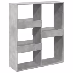 VidaXL 3309549, Grey, 5 shelves, Wood, Wood, 1000 mm, 330 mm
