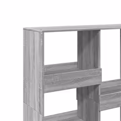 vidaXL Room Divider Privacy Screen Room Partition Bookcase Engineered Wood - grey sonoma, 100 x 33 x 115 cm - Additional view 6