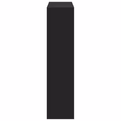 vidaXL Room Divider Privacy Screen Room Partition Bookcase Engineered Wood - black, 100 x 33 x 135 cm - Additional view 4