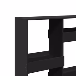 vidaXL Room Divider Privacy Screen Room Partition Bookcase Engineered Wood - black, 100 x 33 x 135 cm - Additional view 6