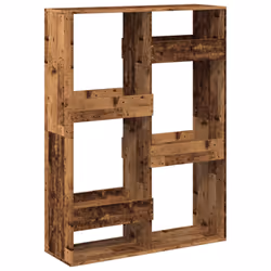 VidaXL 3309562, Natural wood, 6 shelves, Wood, Wood, 1000 mm, 330 mm