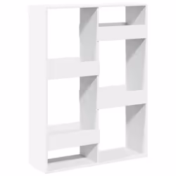 VidaXL 3309564, White, 7 shelves, Wood, Wood, 1000 mm, 330 mm