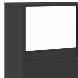vidaXL Room Divider Privacy Screen Room Partition Bookcase Engineered Wood - black, 100 x 33 x 155.5 cm - Additional view 6