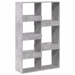 VidaXL 3309567, Grey, 7 shelves, Wood, Wood, 1000 mm, 330 mm