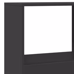vidaXL Room Divider Privacy Screen Room Partition Bookcase Engineered Wood - black, 100 x 33 x 175 cm - Additional view 6