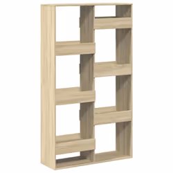 VidaXL 3309575, Oak, 8 shelves, Wood, Wood, 1000 mm, 330 mm