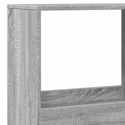 vidaXL Room Divider Privacy Screen Room Partition Bookcase Engineered Wood - grey sonoma, 100 x 33 x 175 cm - Additional view 6