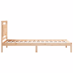 vidaXL Bed Frame Wooden Platform Bed Bedstead Bedroom Bed Base Solid Wood - natural, 100 x 220 cm - Additional view 4