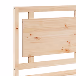 vidaXL Bed Frame Wooden Platform Bed Bedstead Bedroom Bed Base Solid Wood - natural, 200 x 220 cm - Additional view 6