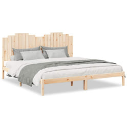 vidaXL Extra Long Bed Frame without Mattress Bed BaseÂ 200x220 cm Solid Wood