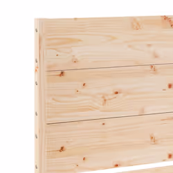 vidaXL Bed Frame Bed Base Bedstead Bedroom Mattress Foundation Solid Wood Pine - 90 x 220 cm - Additional view 6