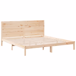 vidaXL Extra Long Bed Frame without Mattress Bed Base 200x220 cm Solid Wood - Additional view 2