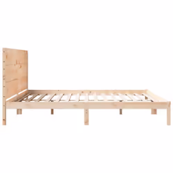 vidaXL Extra Long Bed Frame without Mattress Bed Base 200x220 cm Solid Wood - Additional view 4