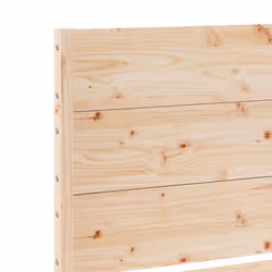 vidaXL Extra Long Bed Frame without Mattress Bed Base 200x220 cm Solid Wood - Additional view 6