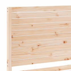 vidaXL Bed Frame Bed Base Bedstead Bedroom Mattress Foundation Solid Wood - natural, 140 x 210 cm - Additional view 6