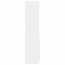 vidaXL Highboard Sideboard Storage Organiser Cabinet Cupboard Engineered Wood - white, 92 x 33 x 140 cm - Additional view 5