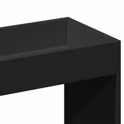 vidaXL Highboard Sideboard Storage Organiser Cabinet Cupboard Engineered Wood - black, 92 x 33 x 140 cm - Additional view 8
