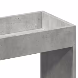 vidaXL Highboard Sideboard Storage Organiser Cabinet Cupboard Engineered Wood - concrete grey, 92 x 33 x 140 cm - Additional view 8