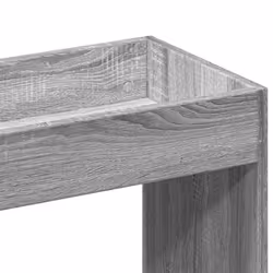 vidaXL Highboard Sideboard Storage Organiser Cabinet Cupboard Engineered Wood - grey sonoma, 92 x 33 x 140 cm - Additional view 10