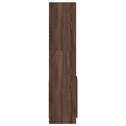 vidaXL Highboard Sideboard Storage Organiser Cabinet Cupboard Engineered Wood - brown oak, 92 x 33 x 140 cm - Additional view 5