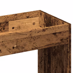 vidaXL Highboard Sideboard Storage Organiser Cabinet Cupboard Engineered Wood - old wood, 92 x 33 x 140 cm - Additional view 8