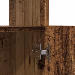 vidaXL Highboard Sideboard Storage Organiser Cabinet Cupboard Engineered Wood - old wood, 92 x 33 x 140 cm - Additional view 9