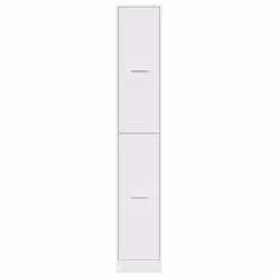 vidaXL Apothecary Cabinet Storage Cabinet Apothecary Cupboard Engineered Wood - white, 30 x 41 x 174.5 cm - Additional view 4