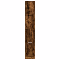 vidaXL Apothecary Cabinet Storage Cabinet Apothecary Cupboard Engineered Wood - smoked oak, 30 x 41 x 174.5 cm - Additional view 4