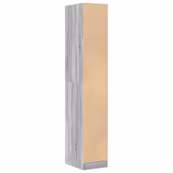 vidaXL Apothecary Cabinet Storage Cabinet Apothecary Cupboard Engineered Wood - grey sonoma, 30 x 41 x 174.5 cm - Additional view 6