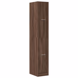 vidaXL Apothecary Cabinet Storage Cabinet Apothecary Cupboard Engineered Wood - brown oak, 30 x 41 x 174.5 cm - Additional view 2
