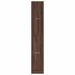 vidaXL Apothecary Cabinet Storage Cabinet Apothecary Cupboard Engineered Wood - brown oak, 30 x 41 x 174.5 cm - Additional view 4