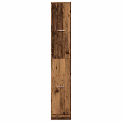 vidaXL Apothecary Cabinet Storage Cabinet Apothecary Cupboard Engineered Wood - old wood, 30 x 41 x 174.5 cm - Additional view 4