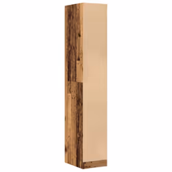 vidaXL Apothecary Cabinet Storage Cabinet Apothecary Cupboard Engineered Wood - old wood, 30 x 41 x 174.5 cm - Additional view 6