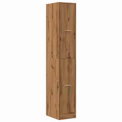 vidaXL Apothecary Cabinet Storage Cabinet Apothecary Cupboard Engineered Wood - oak, 30 x 41 x 174.5 cm - Additional view 2
