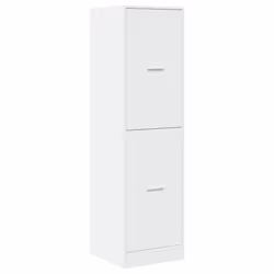 vidaXL Apothecary Cabinet Storage Cabinet Apothecary Cupboard Engineered Wood - white, 40 x 41 x 144.5 cm - Additional view 2