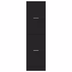vidaXL Apothecary Cabinet Storage Cabinet Apothecary Cupboard Engineered Wood - black, 40 x 41 x 144.5 cm - Additional view 4