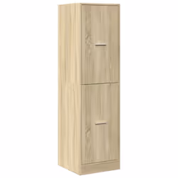 vidaXL Apothecary Cabinet Storage Cabinet Apothecary Cupboard Engineered Wood - sonoma oak, 40 x 41 x 144.5 cm - Additional view 2