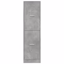 vidaXL Apothecary Cabinet Storage Cabinet Apothecary Cupboard Engineered Wood - concrete grey, 40 x 41 x 144.5 cm - Additional view 4
