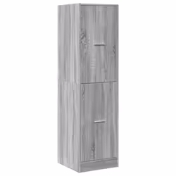 vidaXL Apothecary Cabinet Storage Cabinet Apothecary Cupboard Engineered Wood - grey sonoma, 40 x 41 x 144.5 cm - Additional view 2