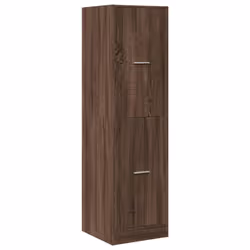vidaXL Apothecary Cabinet Storage Cabinet Apothecary Cupboard Engineered Wood - brown oak, 40 x 41 x 144.5 cm - Additional view 2