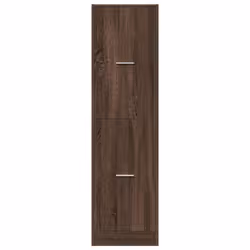 vidaXL Apothecary Cabinet Storage Cabinet Apothecary Cupboard Engineered Wood - brown oak, 40 x 41 x 144.5 cm - Additional view 4