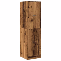 vidaXL Apothecary Cabinet Storage Cabinet Apothecary Cupboard Engineered Wood - old wood, 40 x 41 x 144.5 cm