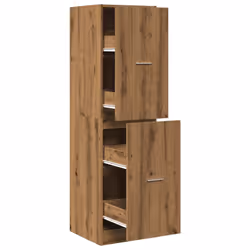 vidaXL Apothecary Cabinet Storage Cabinet Apothecary Cupboard Engineered Wood - 40 x 41 x 144.5 cm