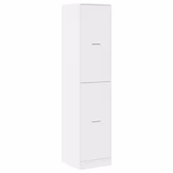 vidaXL Apothecary Cabinet Storage Cabinet Apothecary Cupboard Engineered Wood - white, 40 x 41 x 174.5 cm - Additional view 2