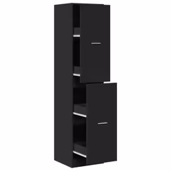vidaXL Apothecary Cabinet Storage Cabinet Apothecary Cupboard Engineered Wood - 40 x 41 x 174.5 cm