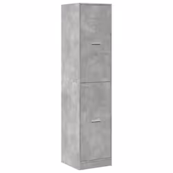 vidaXL Apothecary Cabinet Storage Cabinet Apothecary Cupboard Engineered Wood - concrete grey, 40 x 41 x 174.5 cm - Additional view 2