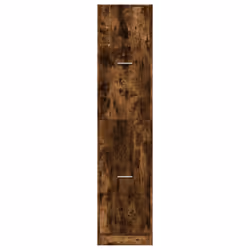 vidaXL Apothecary Cabinet Storage Cabinet Apothecary Cupboard Engineered Wood - smoked oak, 40 x 41 x 174.5 cm - Additional view 4