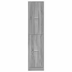 vidaXL Apothecary Cabinet Storage Cabinet Apothecary Cupboard Engineered Wood - grey sonoma, 40 x 41 x 174.5 cm - Additional view 4