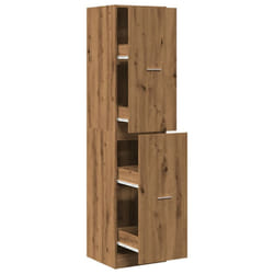 vidaXL Apothecary Cabinet Storage Cabinet Apothecary Cupboard Engineered Wood - oak, 40 x 41 x 174.5 cm