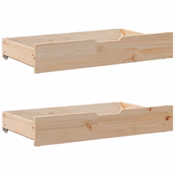 vidaXL Bed Frame without Mattress Home Bed Base 140x190 cm Solid Wood Pine - Additional view 5